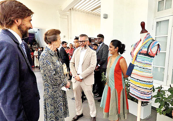 British Royal Princess Anne meets AOD’s emerging fashion talent during official visit; witnesses UK-Sri Lankan Creative Collaborations led by AOD