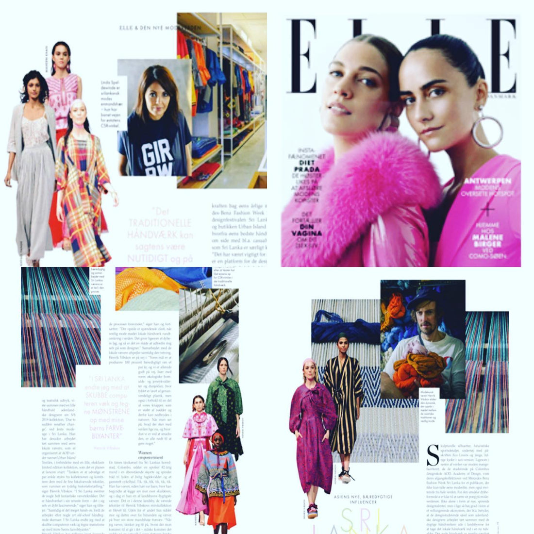 Sri Lanka's Design Trailblazer, Founder of AOD Linda Speldewinde featured on ELLE Denmark, highlighting Sri Lanka as Asia's New Sustainable Influencer